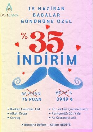 Babalar Günü Kampanyası %35 İndirim